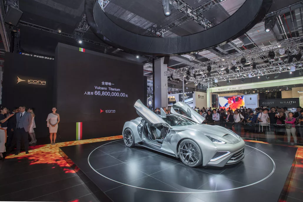 Icona showed the car off at the Shanghai Auto Show