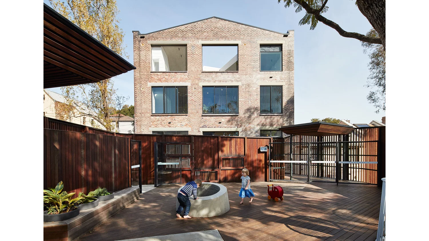 The award for Best School went to this East Sydney Early Learning Centre in Sydney, Australia designed by Andrew Burges Architects