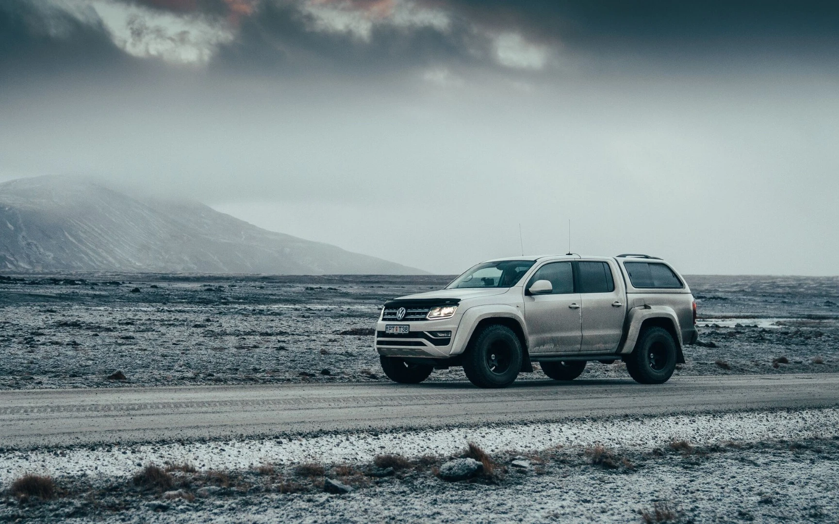 The one-off Amarok AT35 includes a suspension lift, upsized tires and wheels, fender flares and larger mud flaps