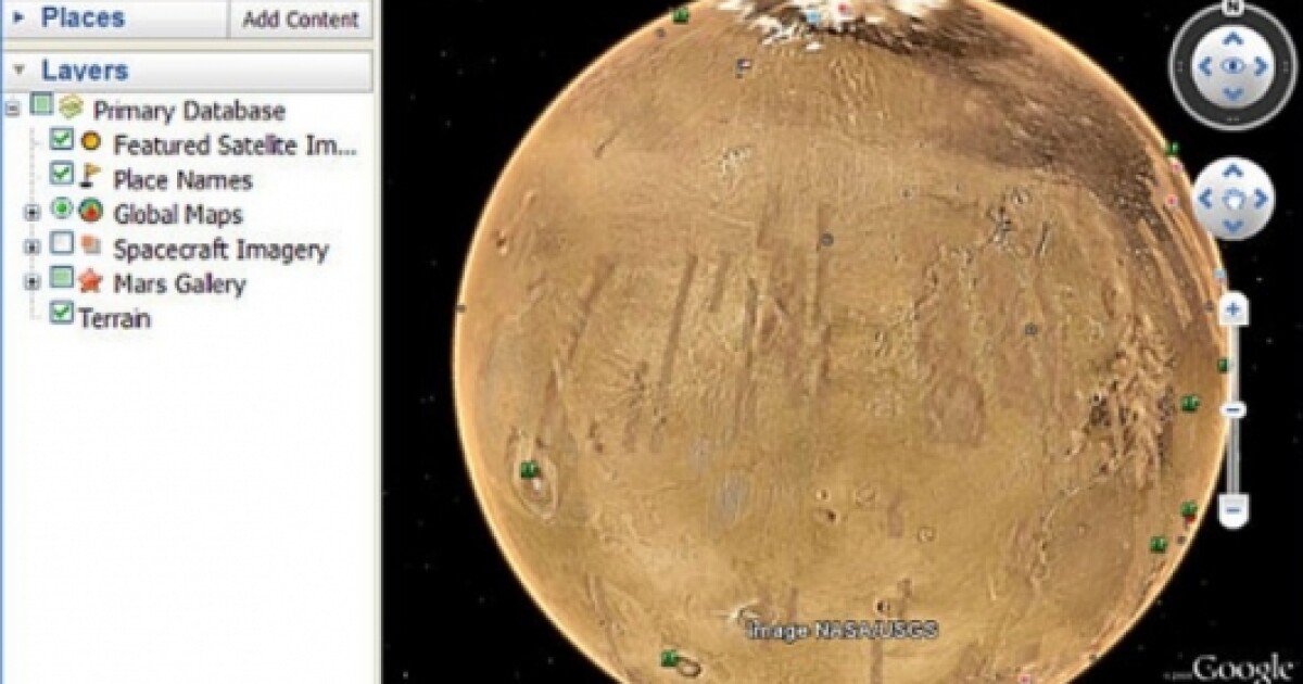 Google Earth Goes To Mars