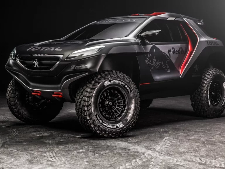 Peugeot's 2008 DKR rally car