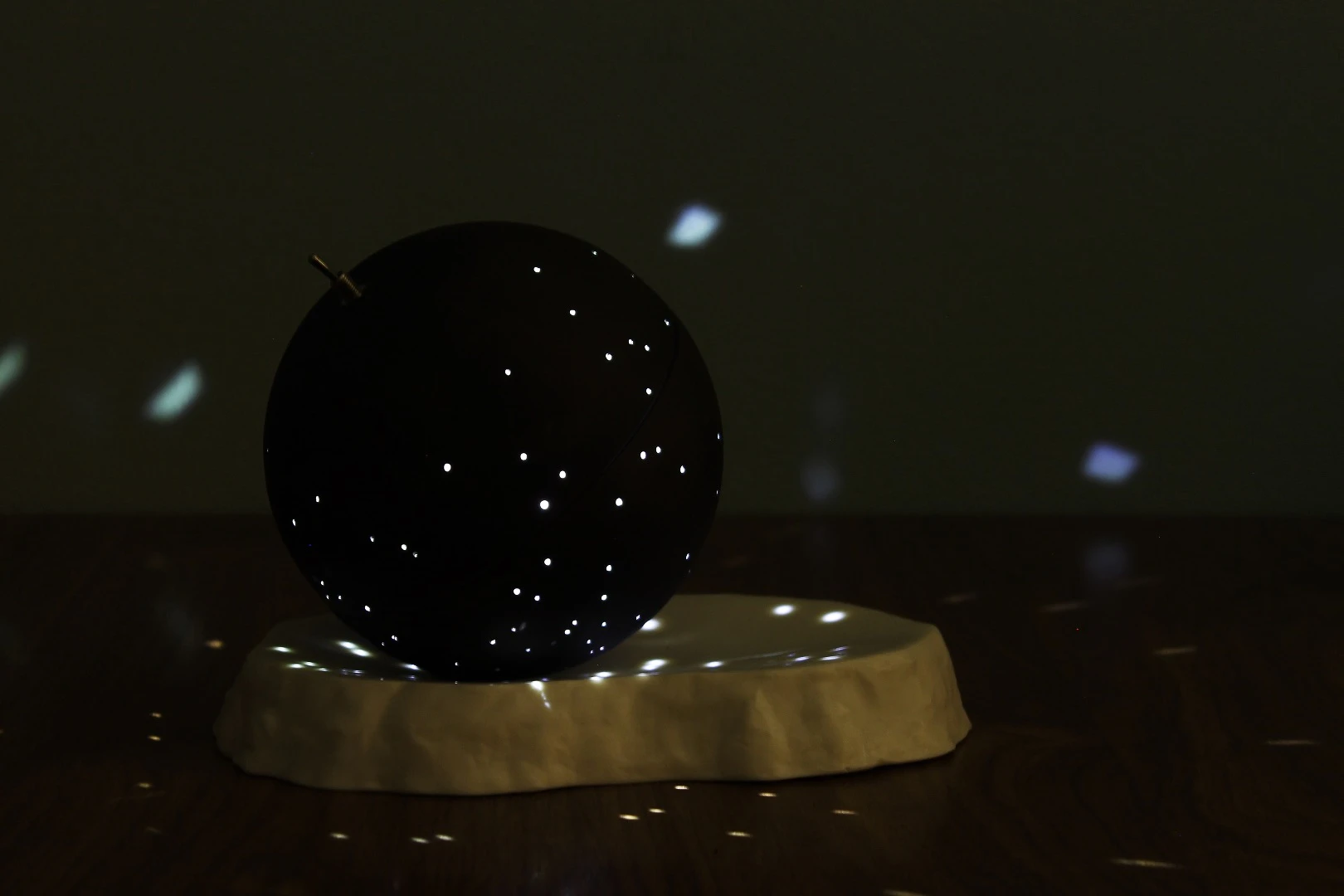 The Sputnik Kluster is one of the stranger designs, a hand-crafted steel light inspired by the Sputnik satellite