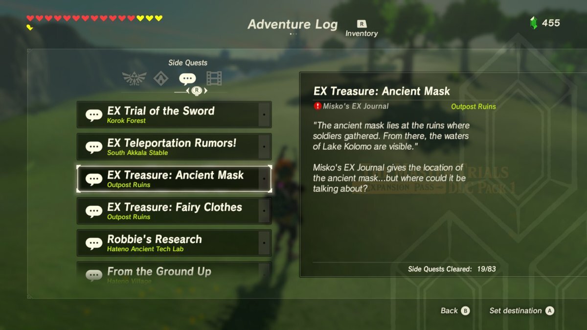 Now, onto Majora.