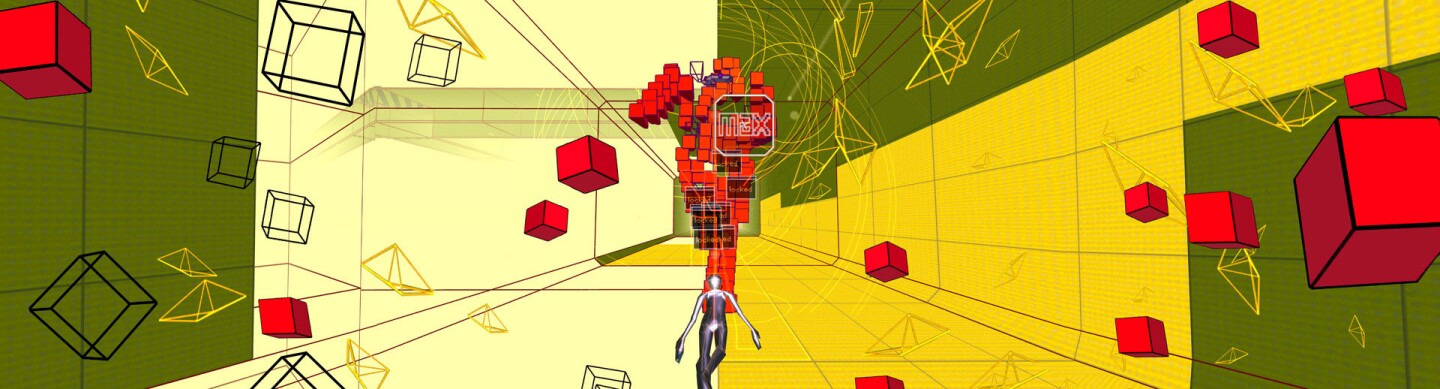Rez Infinite is a highlight, largely because it doesn't use the motion controls