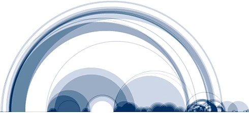 The Shape Of Song attempts to create a visual representation of music by breaking down different songs into data structures. The above is a representation of the song Material Girl