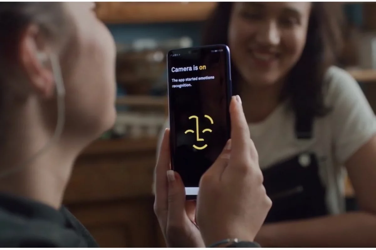 The Facing Emotions app detects and displays peoples' emotions, plus it alerts blind users to them using musical cues