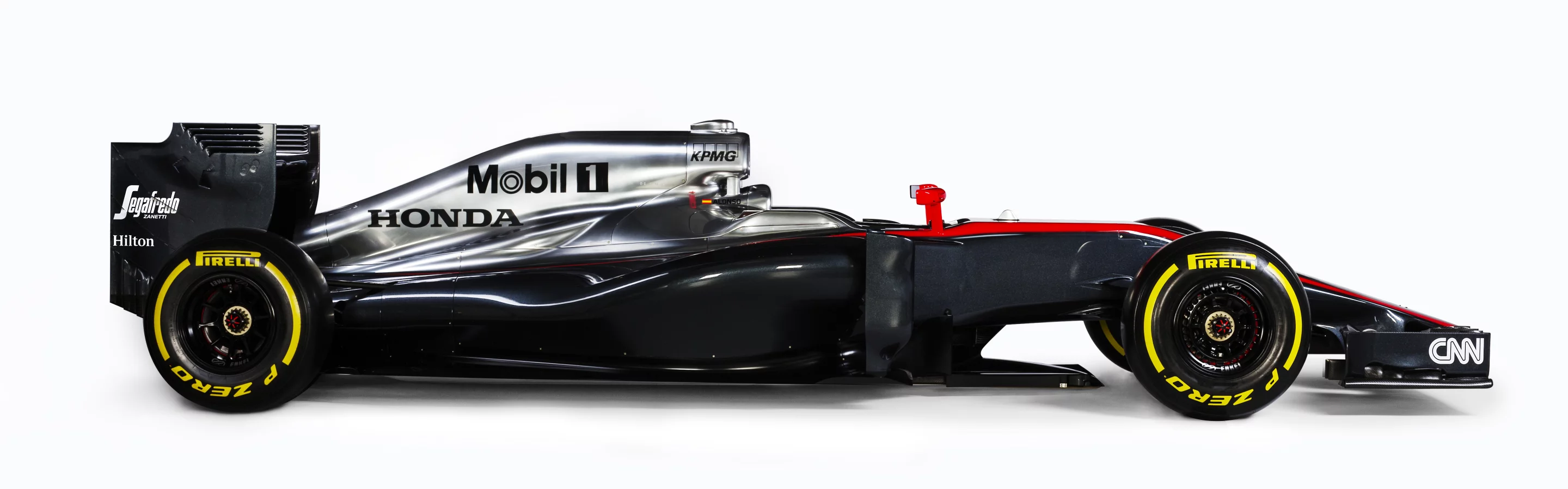 McLaren has given the 2015 car a slimmer rear end