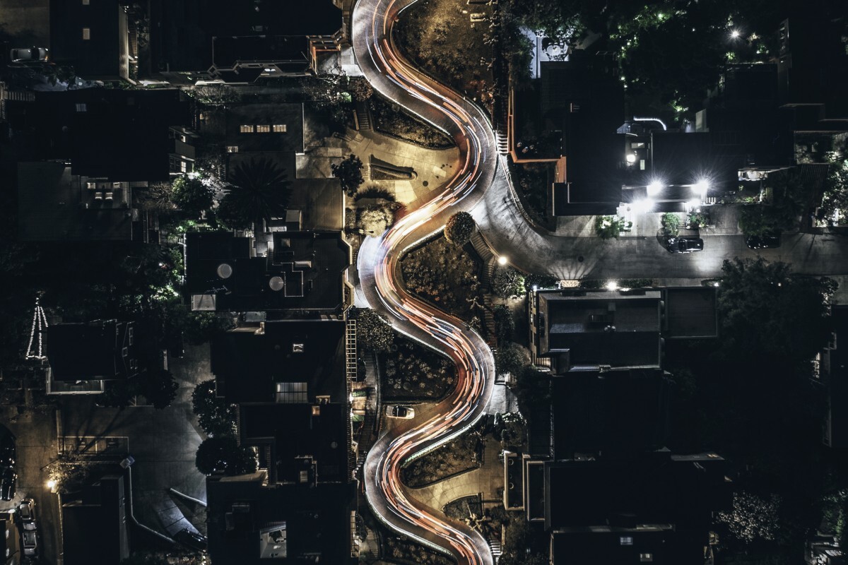 Snake through the city