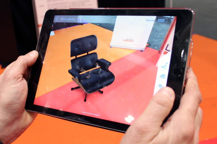 UK consumers can try out Cimagine's AR platform right now on over 1,000 products (Photo: Chris Wood/Gizmag)