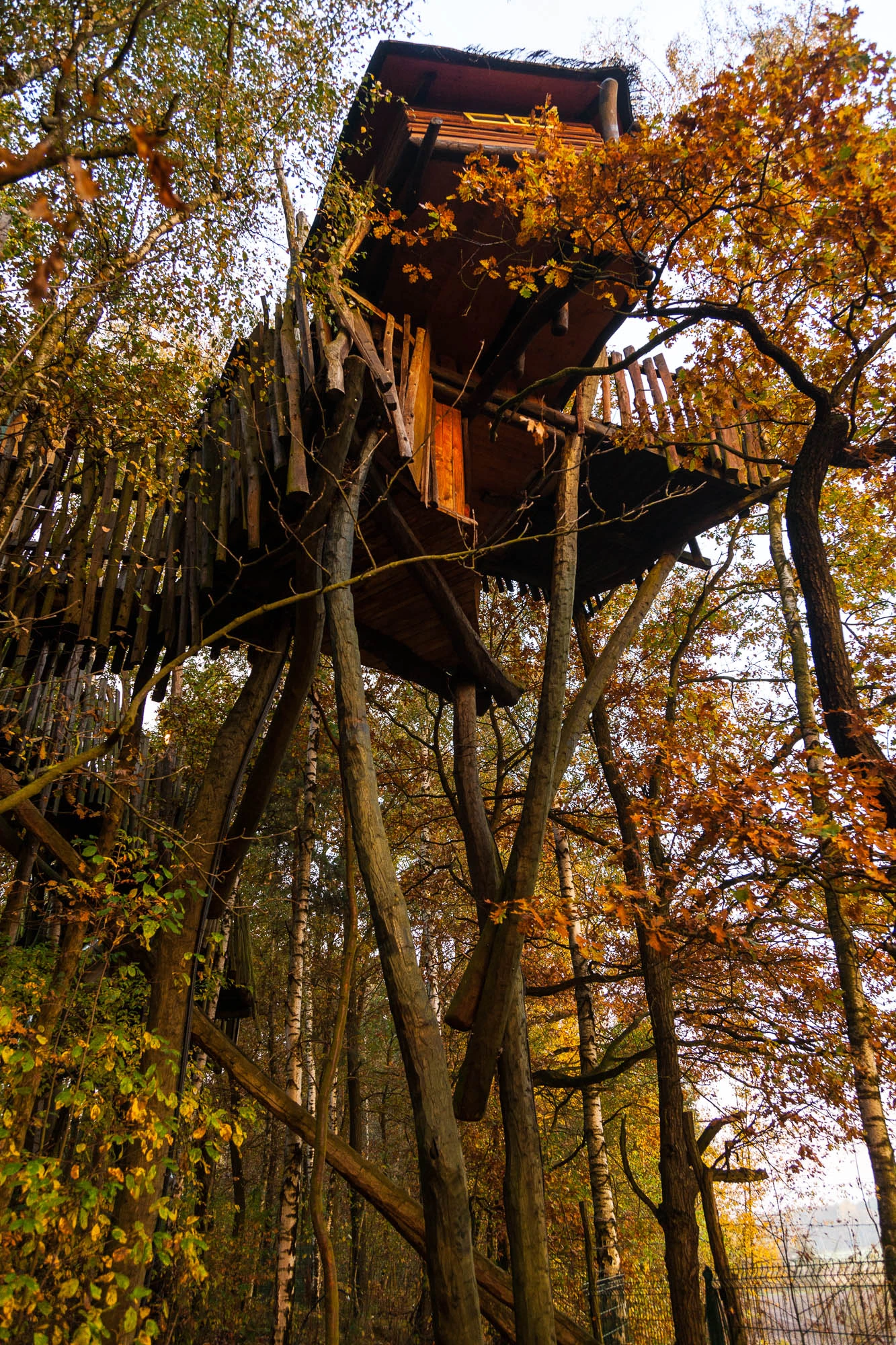 Kulturinsel Einsiedel: Fiona's Luftschlosse viewed from below