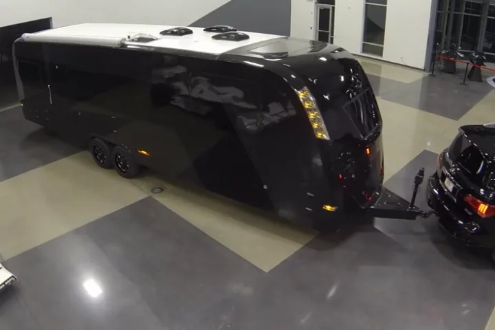 The CR-1 Carbon is 35 feet long and nearly 10 feet high