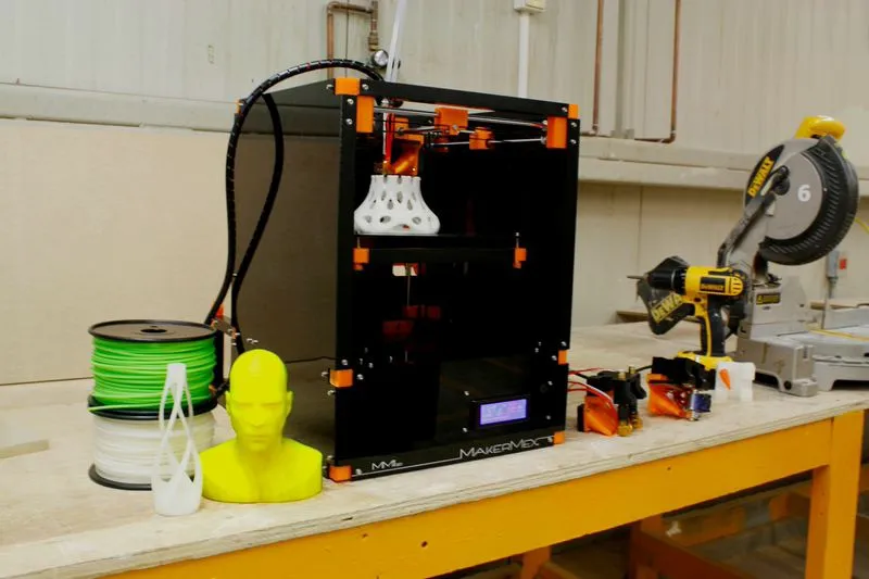 MakerMex's MM1 3D printer is designed to be easily upgraded as the technology advances