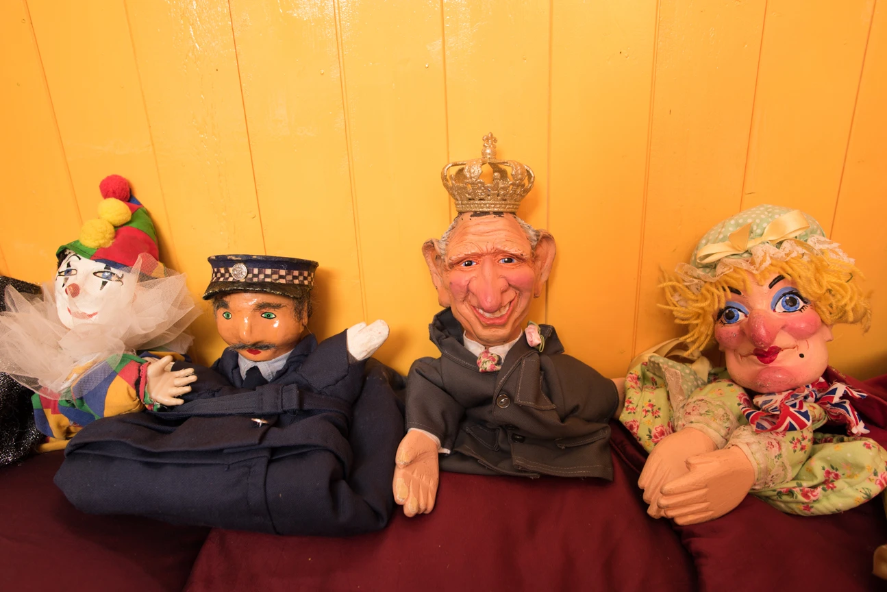 Punch and Judy Shed is dedicated to the Punch and Judy show