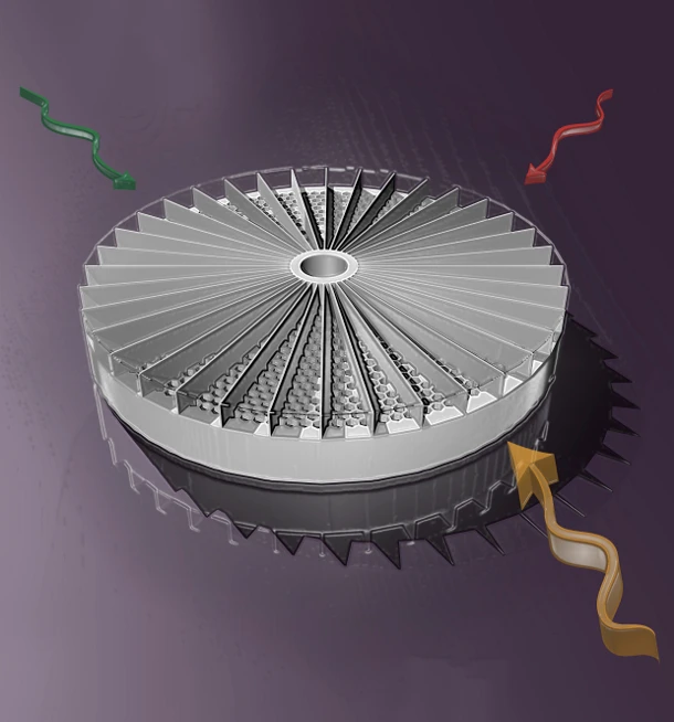 The unique distortion from the slice that the sound passes through allows the prototype sensor to separate simultaneous sounds