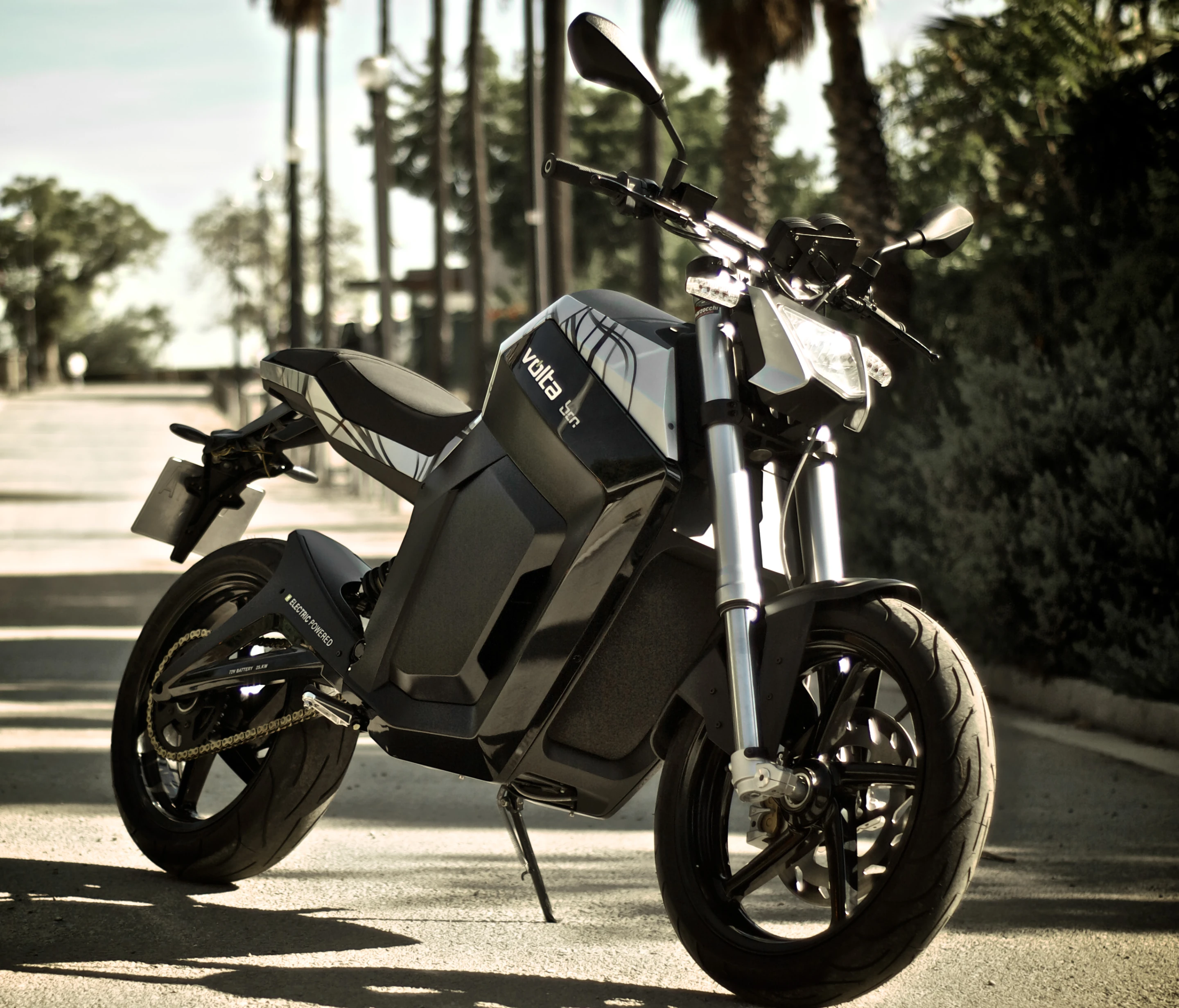 The Volta BCN City electric motorcycle
