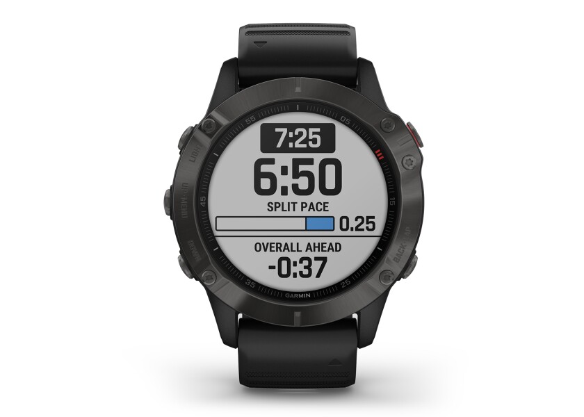 PacePro is a new feature arriving with the Garmin fēnix 6, giving you more detail on lap times