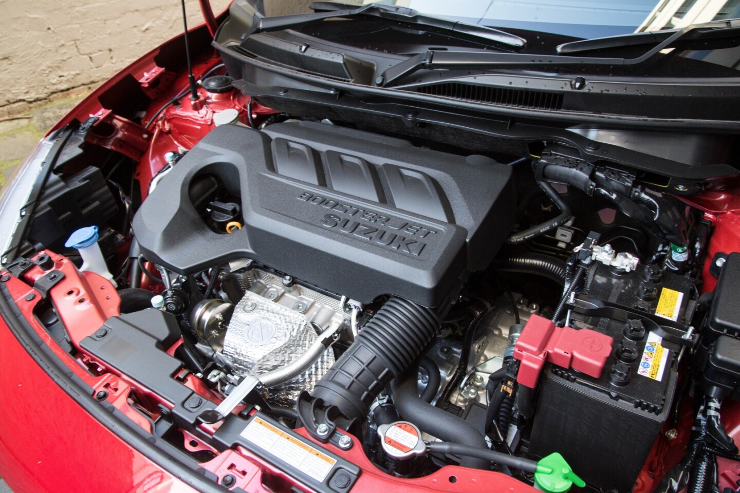 Suzuki has a knack for compact turbocharged engines, including the three-cylinder BoosterJet in the GLX Turbo
