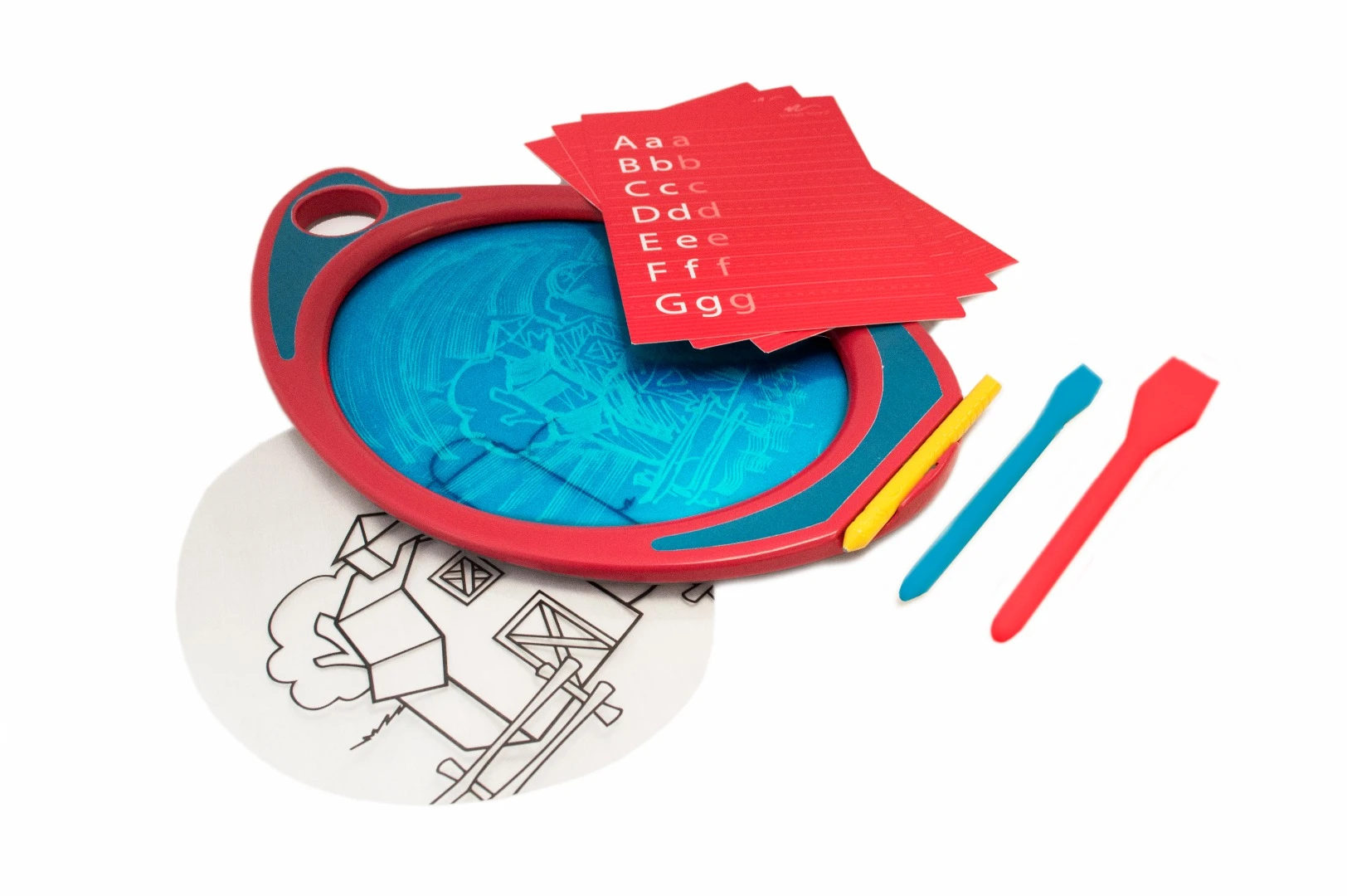 Just like the earlier versions, the Play n' Trace is billed as an fun, environmentally-friendly alternative to wasted sheets of paper