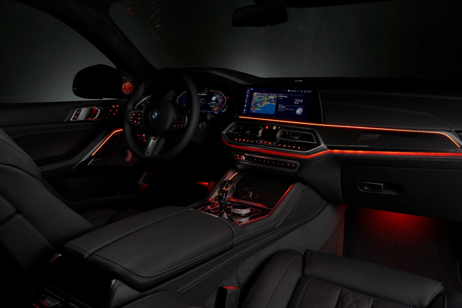 Ambient interior lighting is standard