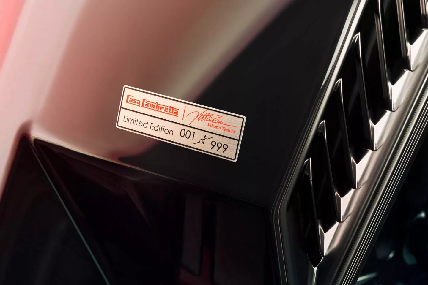Each X300 special edition scooter gets a certificate of authenticity from Casa Lambretta’s owner, Vittorio Tessera