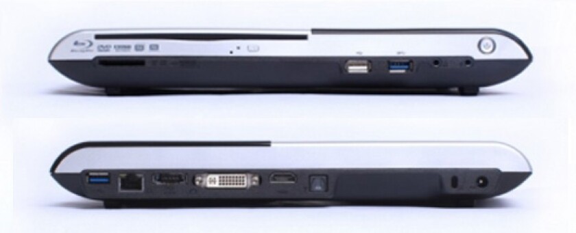 Ports on the Zotac Zbox Blu-ray series