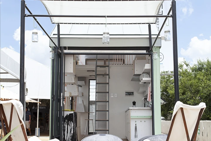 The POD-Indawo was designed by architect Clara Da Cruz Almeida (Image: Brett Rubin)