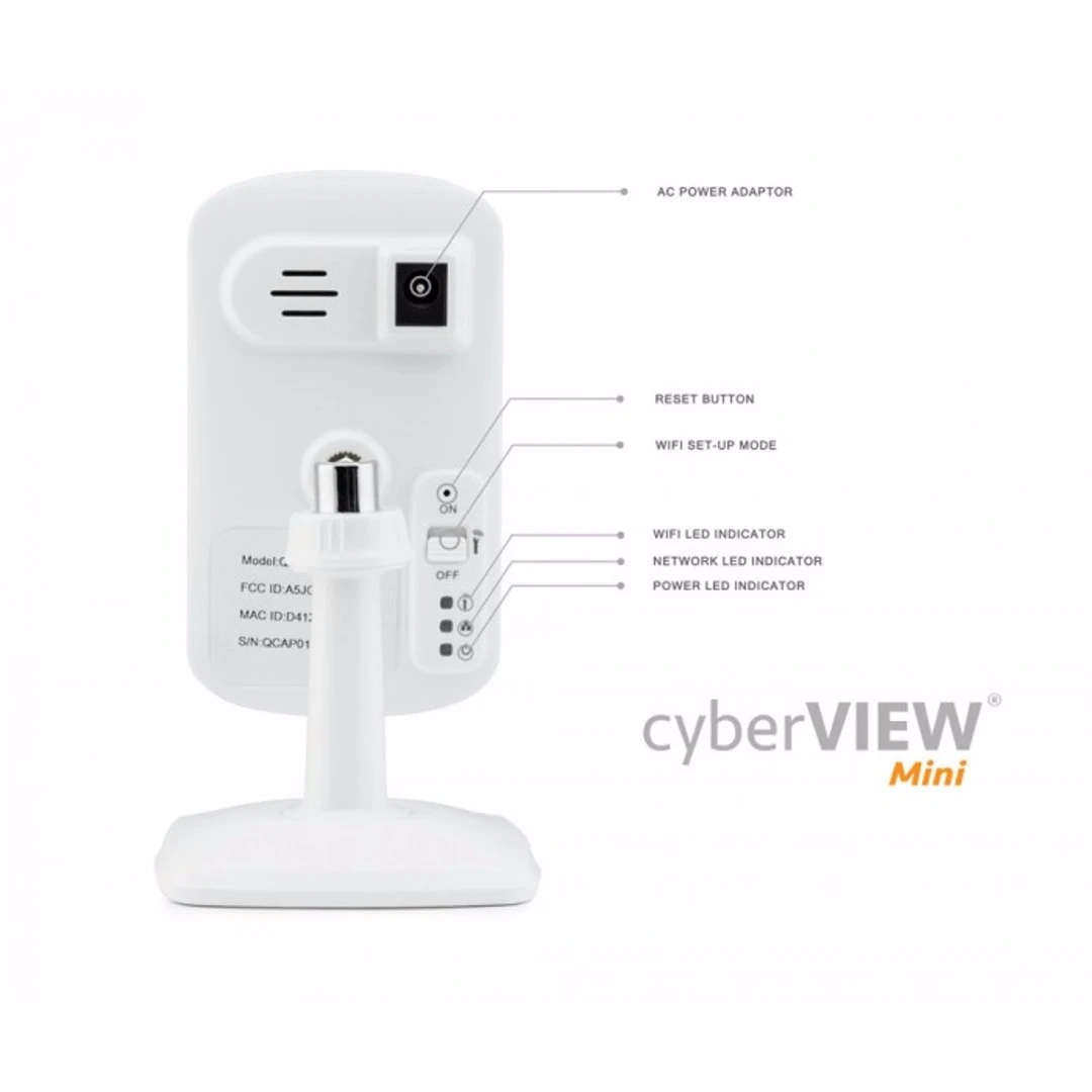 The Turcom Cyberview Mini's rear features