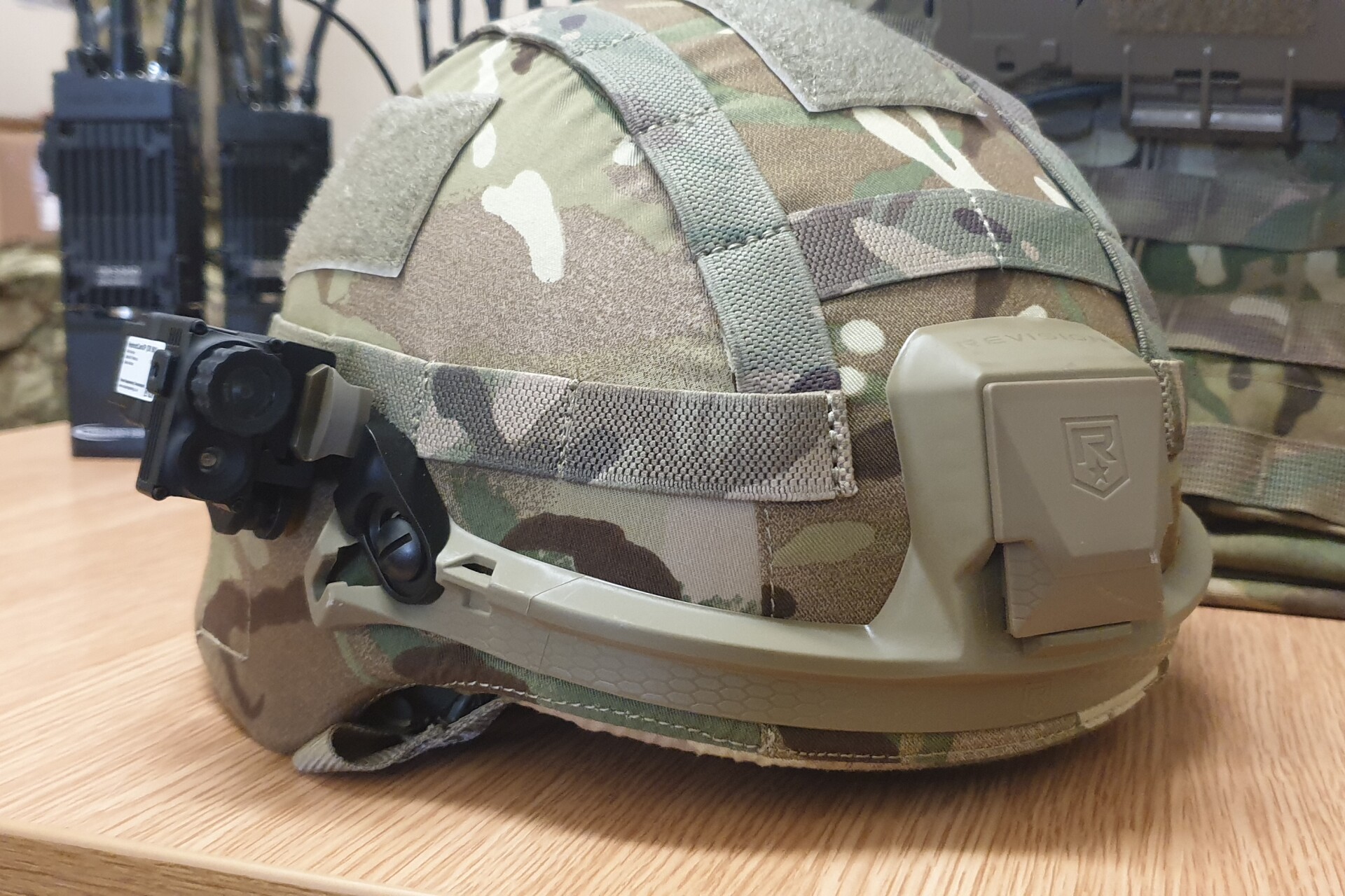 Royal Marines test networked helmetmounted video camera