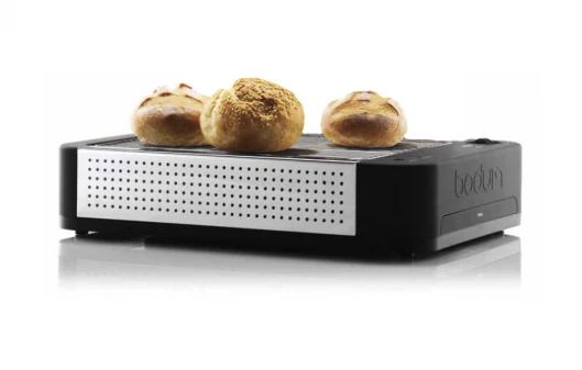 Bodum Flatbed toaster - now you can heat and toast without fear of burning