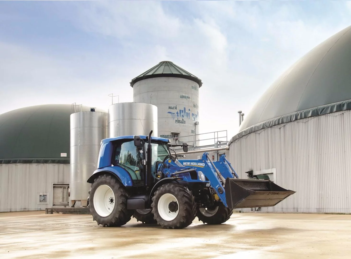 The New Holland methane tractor is just a prototype at the moment