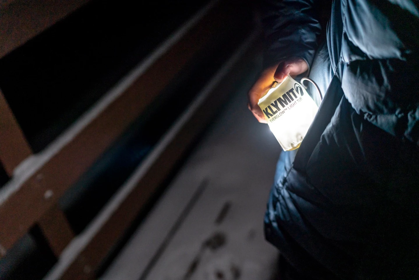 The Everglow Light Tube packs down to pocket size