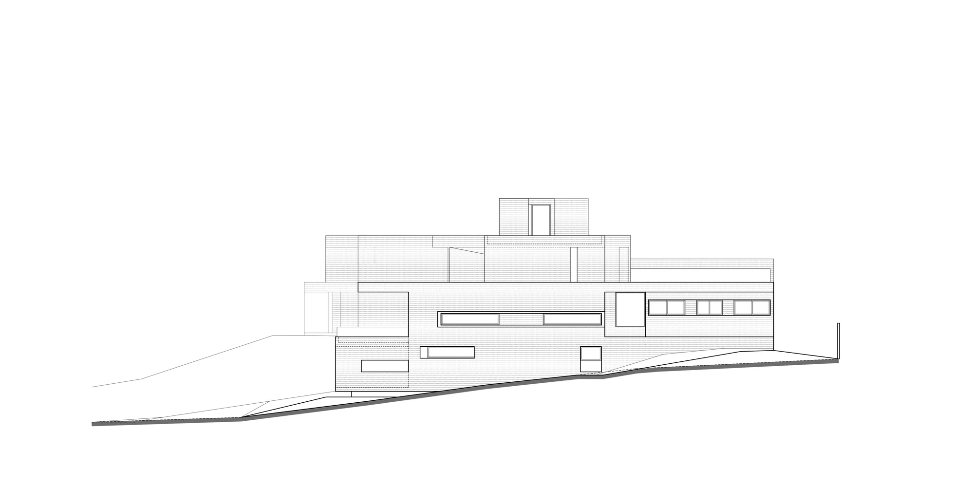 Architectural drawing of House RP (Image: Gonzalo Mardones Viviani)