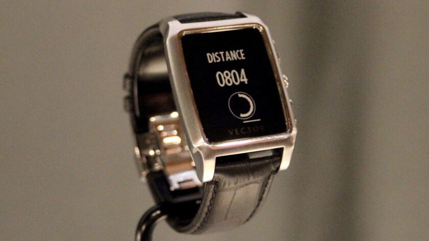 The Vector smartwatch will be available in two flavours – the round faced Luna and the square faced Meridian (Image: Chris Wood/Gizmag)
