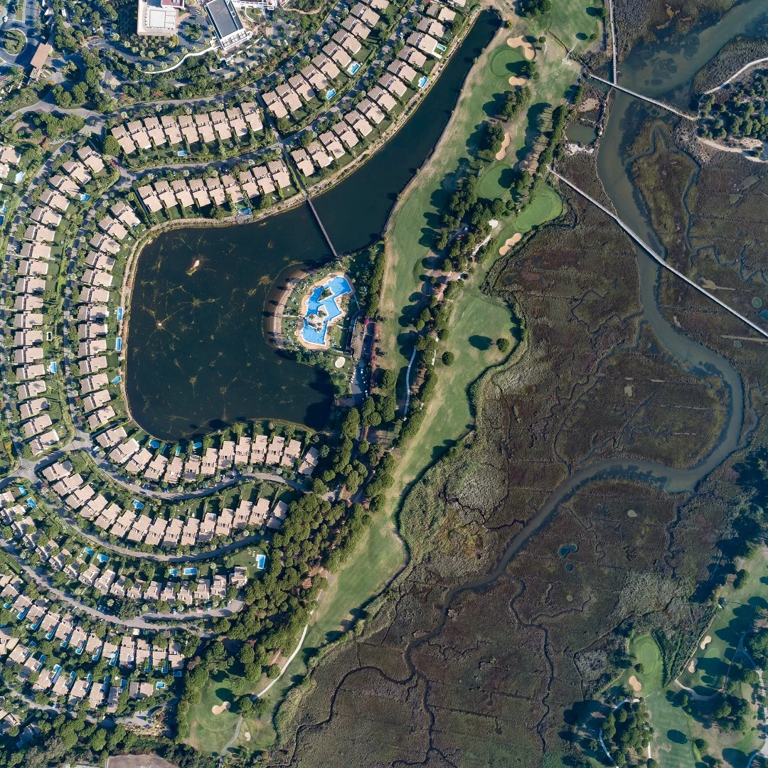 Half-marsh, half-hotel, Spain