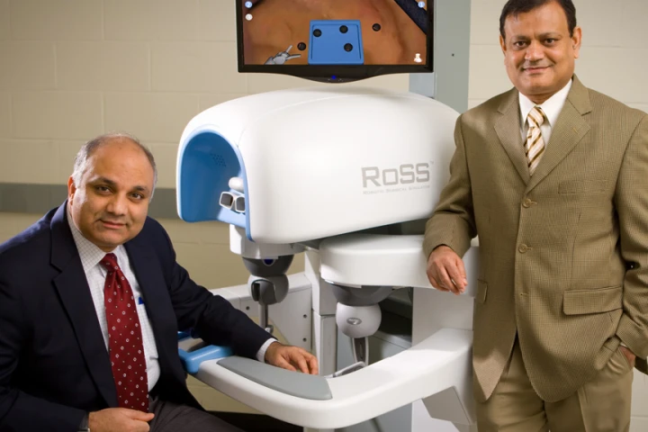 HOST developers Khurshid Guru, MD, (left) and Thenkurussi Kesavadas, PhD