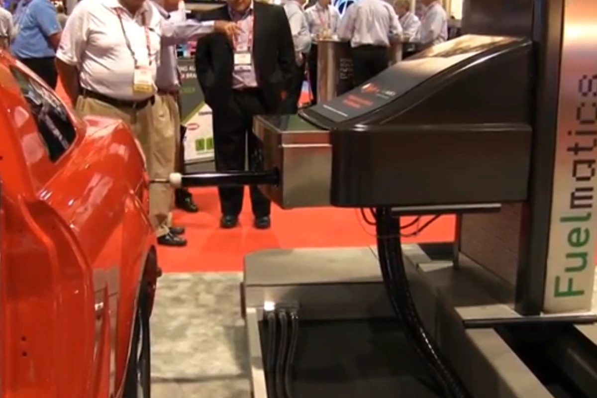 The Fuelmatics Automatic Refueling System in action (Image: Husky)