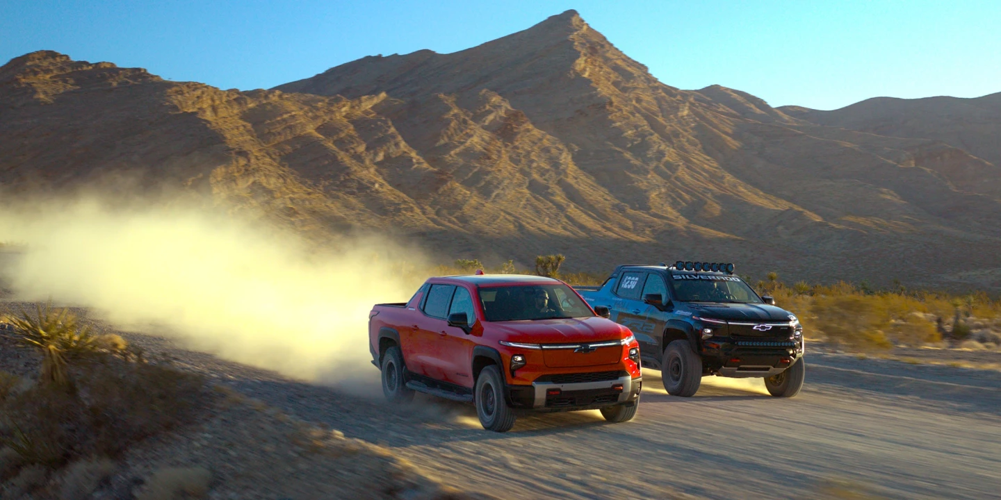 The Silverado EV ZR2 truck is set to compete in the Mint 400 race, Nevada’s mini version of the Baja 1000