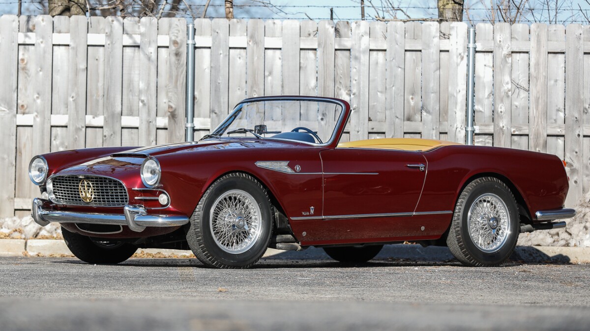 $800,000 | 1960 Maserati 3500 GT Spider Prototype | Auction Link: Gooding & Company