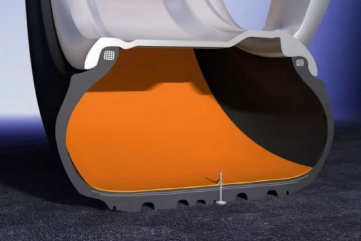 Continental's self-sealing tyres