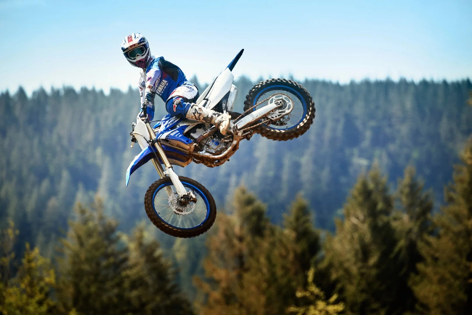 2018 Yamaha YZ450F: doesn't really need tires if you ride it like this