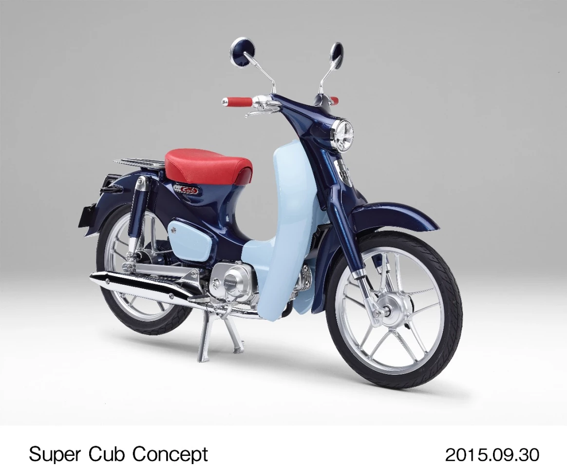The Honda Super Cub Concept is a modern take on the venerable 1958 original