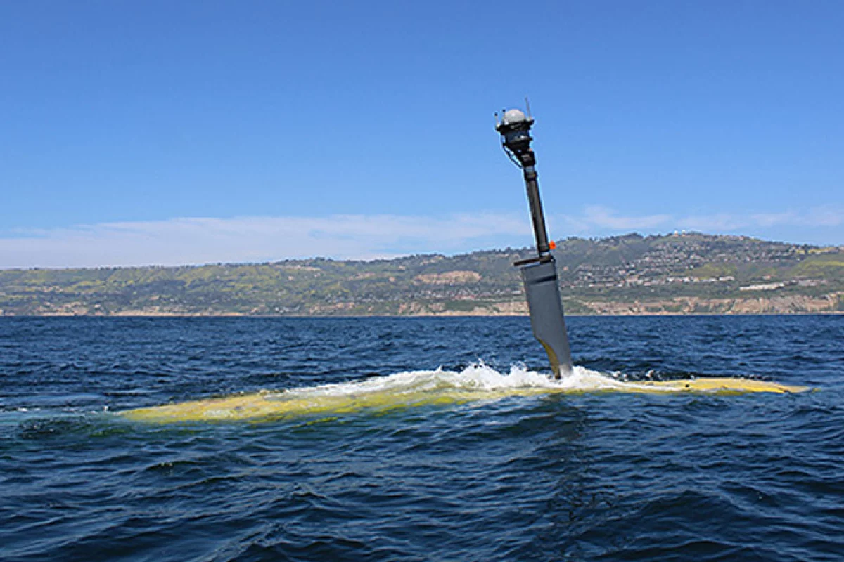Echo Voyager in open water off the coasts of Southern California