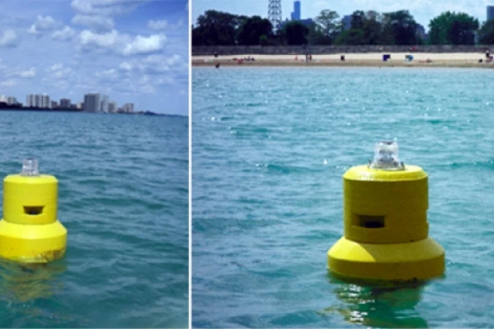 Some of the buoys are already in use, in Lake Michigan