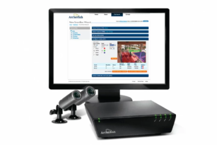 The Archerfish surveillance system alerts you by text or video only when certain “events” occur, which you define