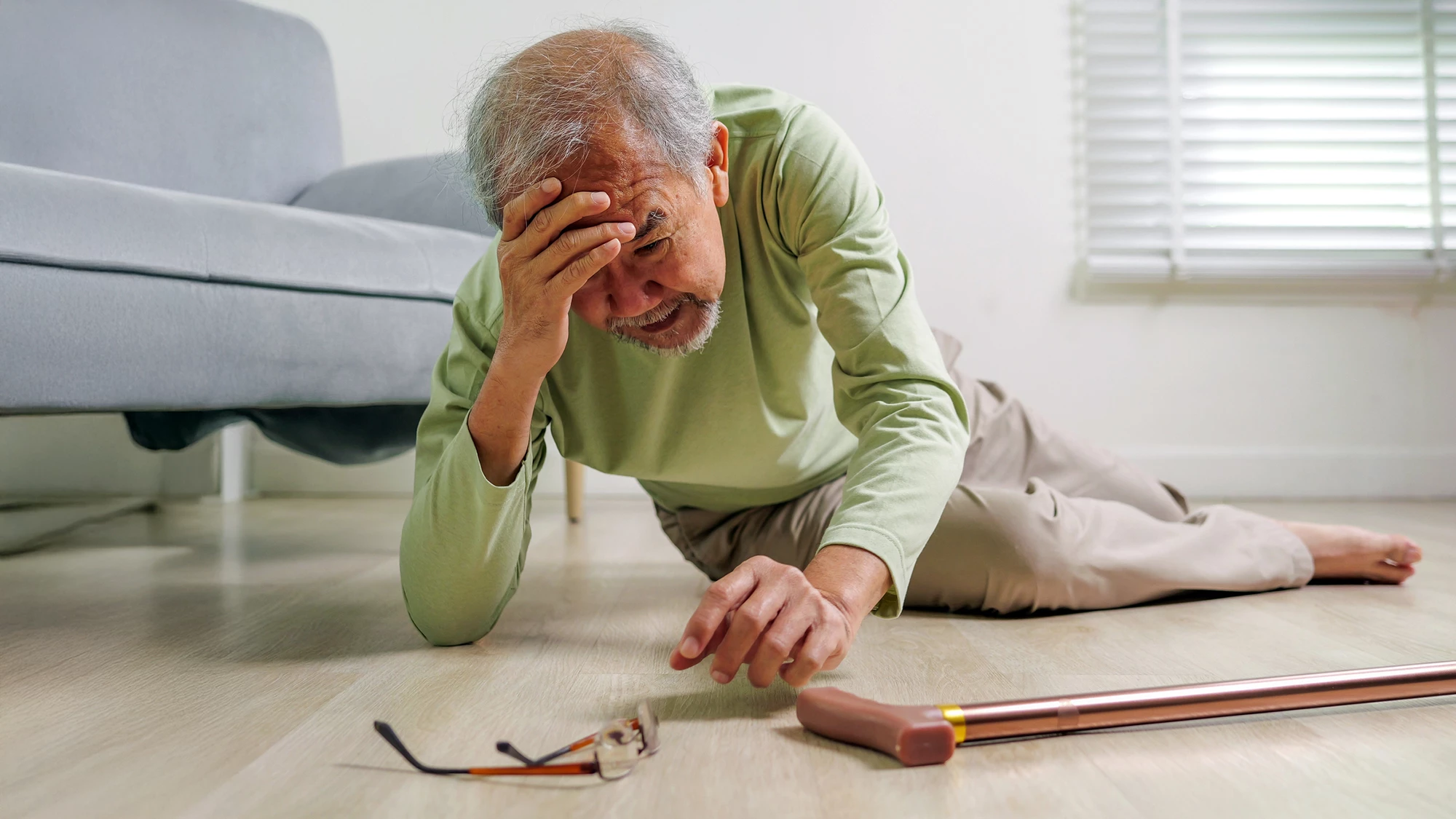 Concern about falling can increase the risk of it happening