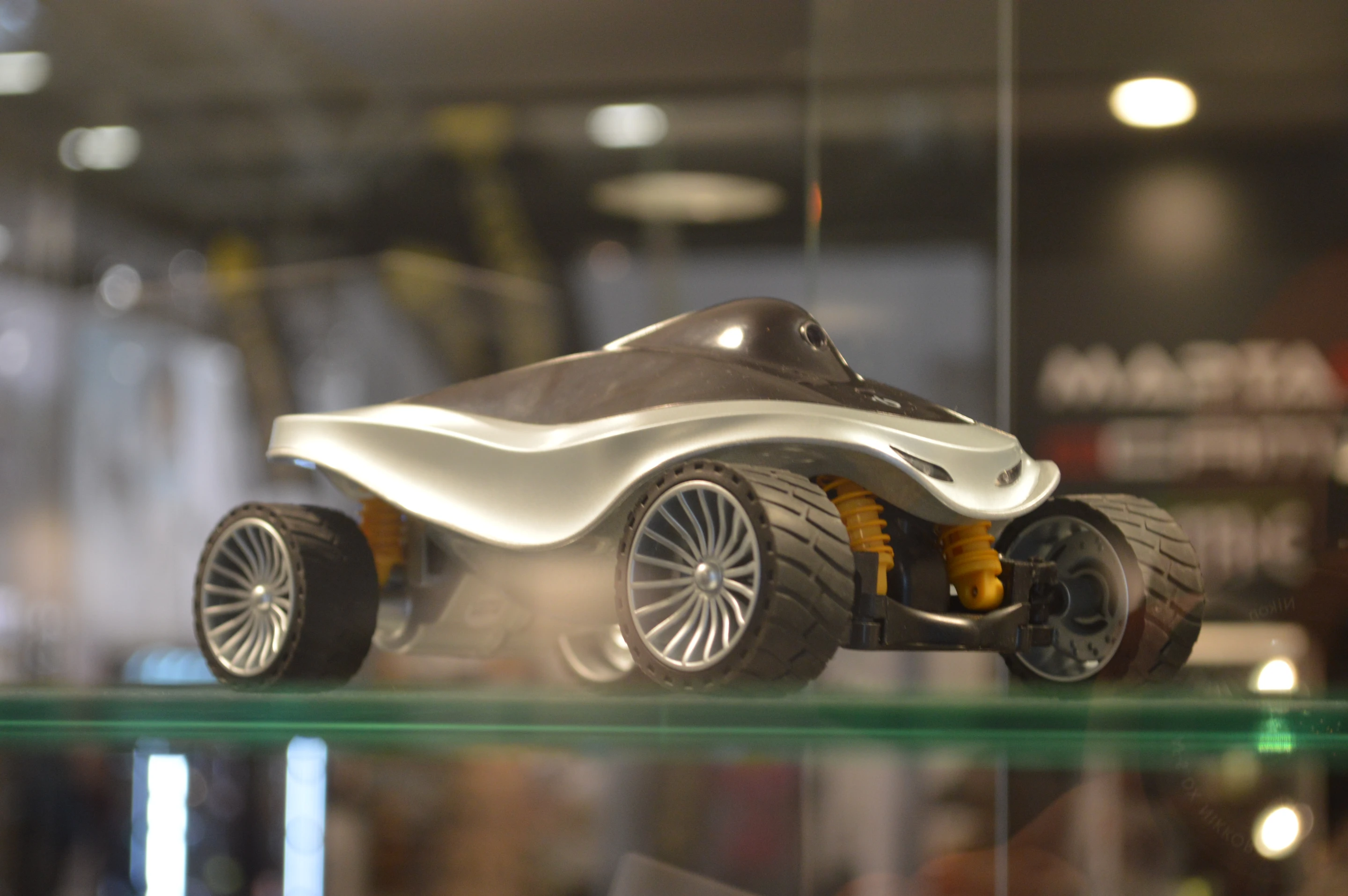 The QCAR is controlled via smartphone app