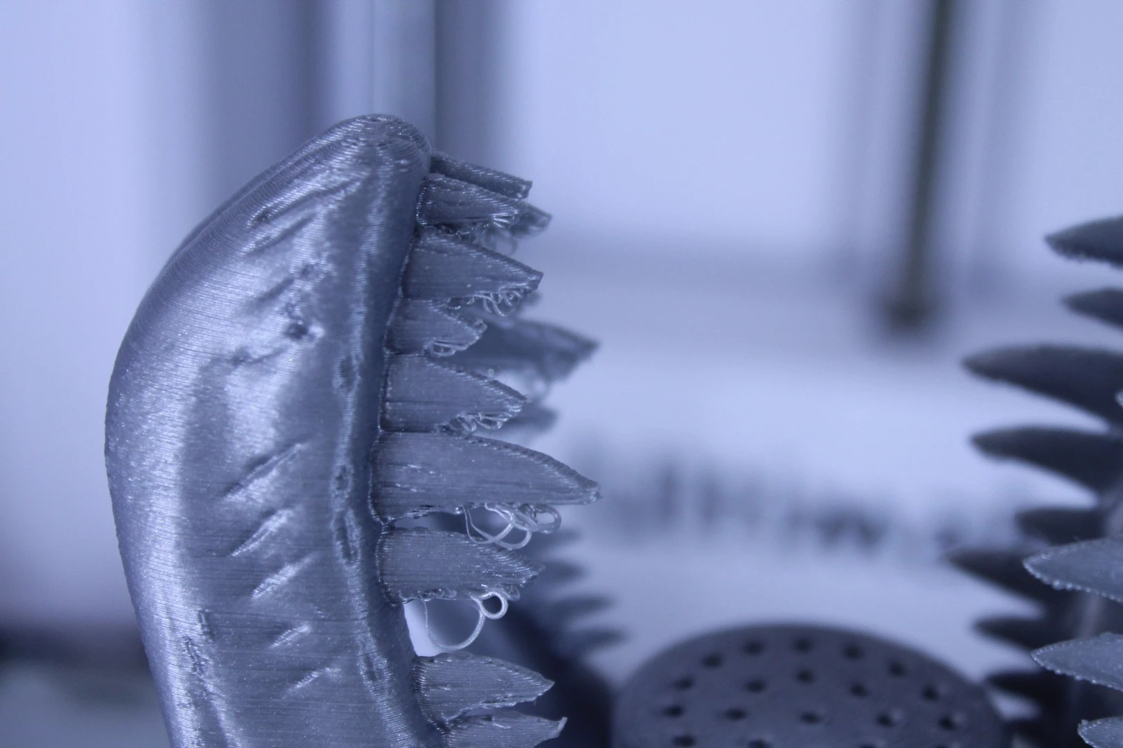 Imperfections do show up in complex projects at lower quality settings
