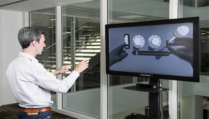 Microsoft research teams are tackling several different challenges involved in accurately translating hand gestures for computer interface systems