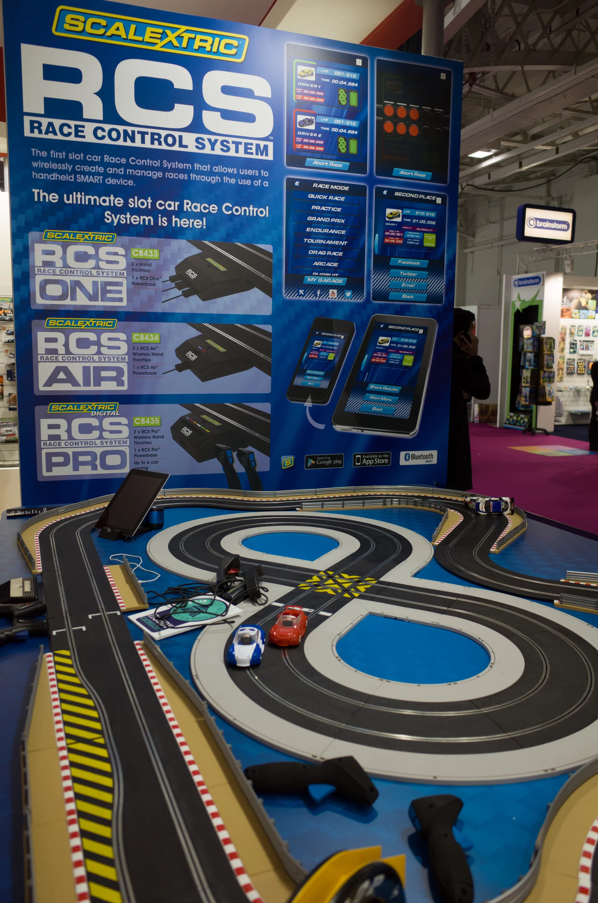 Three versions of Scalextric RCS will be available; RCS One, RCS Air and RCS Pro