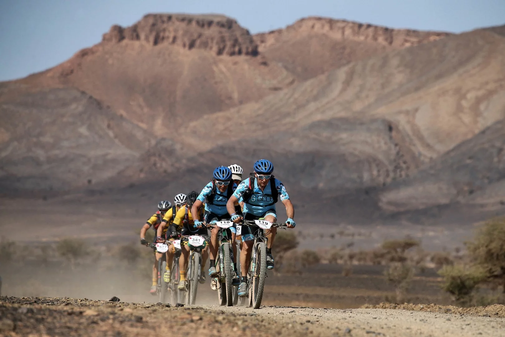 612 riders took part in the Gaes Titan Desert bike race in 2018